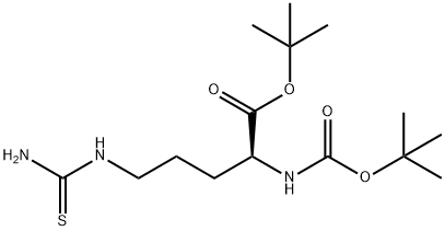 BOC-L-THIOCITRULLINE-OTBU, 133565-49-8, 结构式