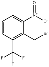 2-溴甲基-1-硝基-3-三氟甲基苯,133605-26-2,结构式