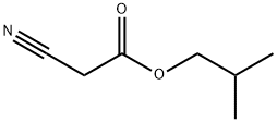 シアノ酢酸 イソブチル 化学構造式