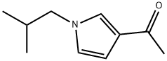 Ethanone, 1-[1-(2-methylpropyl)-1H-pyrrol-3-yl]- (9CI),133611-44-6,结构式