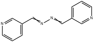 nicotinaldehyde (3-pyridylmethylene)hydrazone Struktur