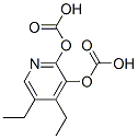 Ethyl,5-Ethyl-Pyridine-2,3-Dicarbonate 化学構造式