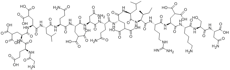 GLY-GLU-GLA-GLA-LEU-GLN-GLA-ASN-GLN-GLA-LEU-ILE-ARG-GLA-LYS-SER-ASN-NH2, 133628-78-1, 结构式