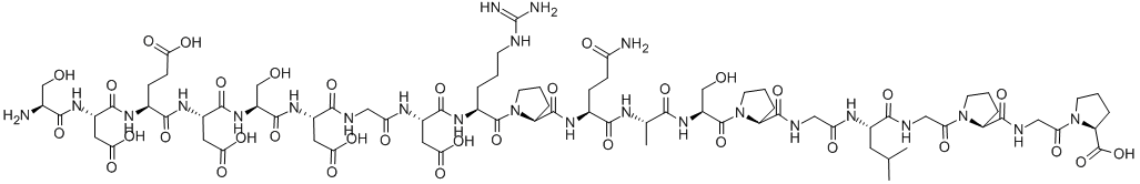 CHROMOGRANIN A (124-143) (BOVINE) Structure