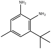 1,2-Benzenediamine,  3-(1,1-dimethylethyl)-5-methyl- 化学構造式