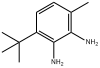 1,2-Benzenediamine,  3-(1,1-dimethylethyl)-6-methyl- Structure