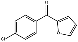 (4-クロロフェニル)(2-フリル)メタノン 化学構造式