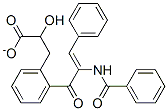 O-(alpha-(benzoylamino)cinnamoyl)-beta phenyllactate Structure