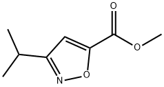 3-异丙基异恶唑-5-羧酸甲酯 结构式