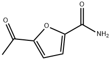 5-乙酰基呋喃-2-甲酰胺 结构式