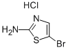 2-氨基-5-溴噻唑盐酸盐,133692-18-9,结构式