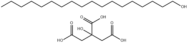 柠檬酸十八烷醇酯,1337-33-3,结构式