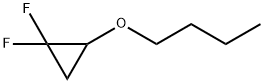 Cyclopropane, 2-butoxy-1,1-difluoro- (9CI),133744-89-5,结构式
