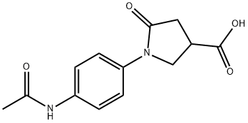 1-[4-(acetylamino)phenyl]-5-oxopyrrolidine-3-carboxylic acid|1-(4-乙酰氨基苯基)-5-氧代吡咯烷-3-羧酸