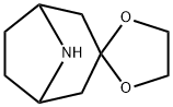 Spiro[8-azabicyclo[3.2.1]octane-3,2'-[1,3]dioxolane] Struktur