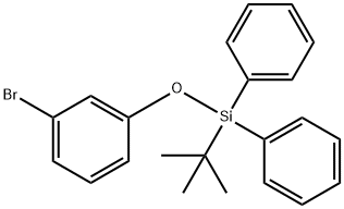 BENZENE, 1-BROMO-3-[[(1,1-DIMETHYLETHYL)DIPHENYLSILYL]OXY]- 结构式