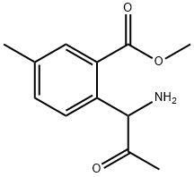 Methyl 2-(1-aMino-2-oxopropyl)-5-Methylbenzoate Structure