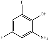 2-氨基-4,6-二氟苯酚,133788-83-7,结构式