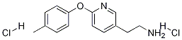 2-(6-(P-トリルオキシ)ピリジン-3-イル)エタンアミン二塩酸塩 化学構造式