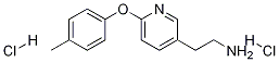 2-(6-(对甲苯基氧基)吡啶-3-基)乙烷-1-胺二盐酸盐 结构式