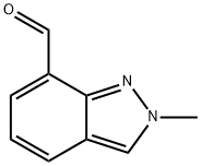 2-Methyl-2H-indazole-7-carboxaldehyde,1337880-42-8,结构式