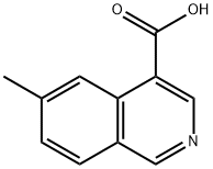 4-Isoquinolinecarboxylic acid, 6-methyl- Struktur