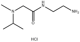 N-(2-氨基乙基)-2-(异丙基(甲基)氨基)乙酰胺二盐酸盐,1337881-96-5,结构式
