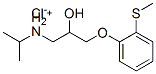 1-[(1-メチルエチル)アミノ]-3-[2-(メチルチオ)フェノキシ]-2-プロパノール・塩酸塩 化学構造式