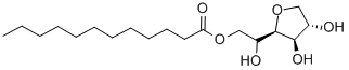 山梨醇酐单月桂酸酯,1338-39-2,结构式