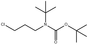 叔丁基(3-氯丙基)氨基甲酸叔丁酯,133804-18-9,结构式