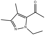 1-ethyl-3,4-diMethyl-5-ACETYL-1H-pyrazole 结构式
