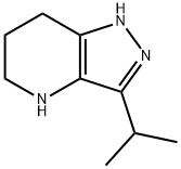 3-isopropyl-4,5,6,7-tetrahydro-1H-pyrazolo[4,3-b]pyridine Struktur