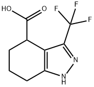 3-(trifluoroMethyl)-4,5,6,7-tetrahydro-1H-indazol-4-carboxylic acid,1338247-23-6,结构式