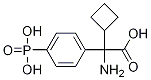 2-aMino-2-cyclobutyl-2-(4-phosphonophenyl)-acetic acid Structure