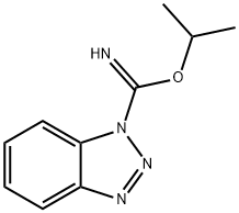 isopropyl 1H-benzo[d][1,2,3]triazol-1-carbiMidate Struktur