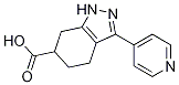 3-(pyridin-4-yl)-4,5,6,7-tetrahydro-1H-indazol-6-carboxylic acid 结构式