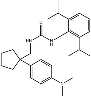 133825-80-6 N-(2,6-bis(isopropyl)phenyl)-N'-((1-(4-(dimethylaminomethyl)phenyl)cyclopentyl)methyl)urea