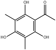 1-(2,4,6-trihydroxy-3,5-dimethylphenyl)ethan-1-one  Struktur