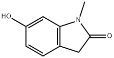 6-HYDROXY-1-METHYLINDOLIN-2-ONE Struktur