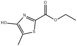 4-羟基-5-甲基-2-噻唑羧酸乙酯,133833-93-9,结构式