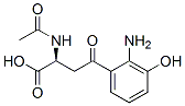 N-acetyl-3-hydroxykynurenine 结构式