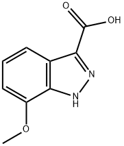 7-METHOXY-3-INDAZOLECARBOXYLIC ACID Struktur