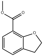 2,3-二氢苯并呋喃-7-甲酸甲酯,133844-95-8,结构式