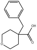 4-Benzyloxane-4-carboxylic acid Struktur