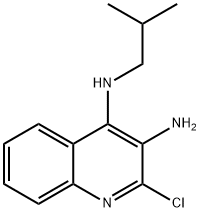 2-Chloro-N4-(2-methypropyl)-3,4-quinolinediamine Struktur