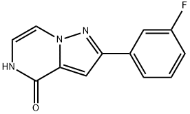 2-(3-Fluorophenyl)pyrazolo[1,5-a]pyrazin-4(5H)-one Struktur