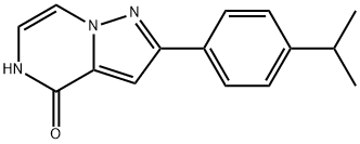 2-(4-Isopropylphenyl)pyrazolo[1,5-a]pyrazin-4(5H)-one Struktur
