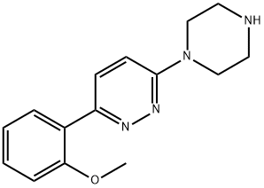 3-(2-Methoxyphenyl)-6-piperazin-1-ylpyridazine Structure