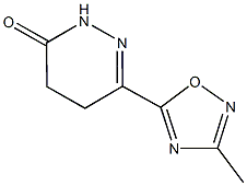6-(3-Methyl-1,2,4-oxadiazol-5-yl)-4,5-dihydropyridazin-3(2H)-one Struktur