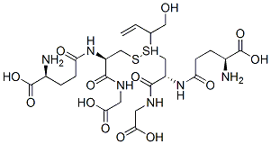 S-(1-hydroxy-3-buten-2-yl)glutathione Structure